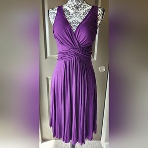 NWT - Republic of Couture Dulce Carola Dress, Size L, Purple